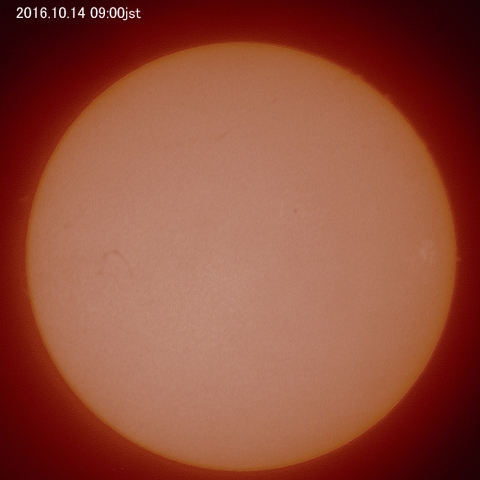 太陽、10月14日