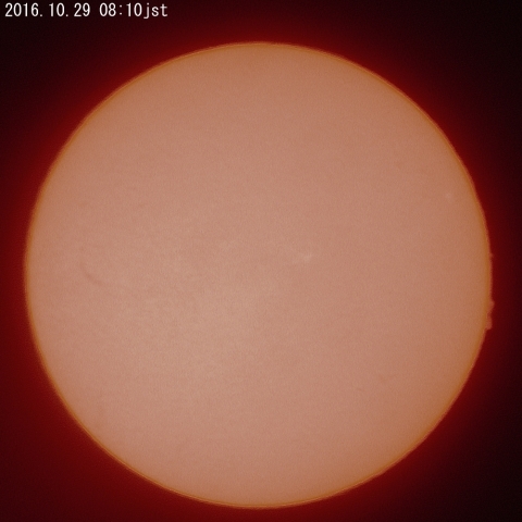 太陽、10月29日