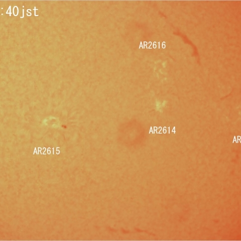 黒点群周辺、12月3日