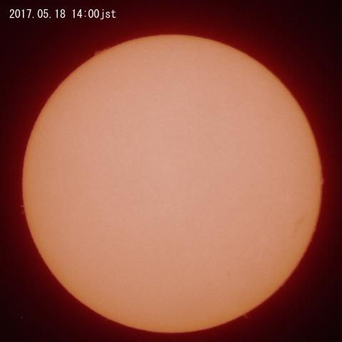 太陽、5月18日
