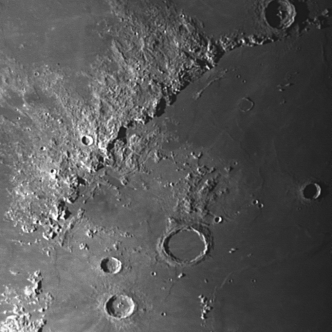 アペニン山脈周辺