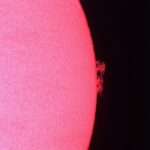 プロミネンス、10月8日