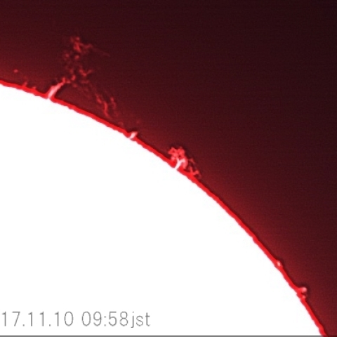 小さなプロミネンス（1）