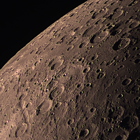 月面：ジャンセン付近