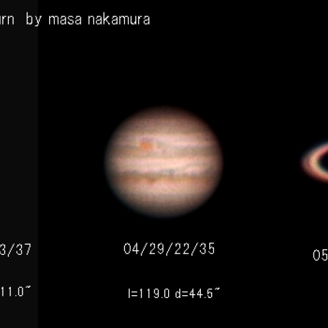 火星・木星・土星