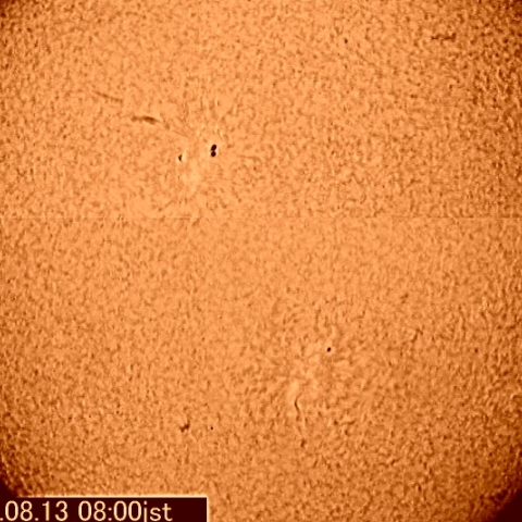 今日の太陽（Ｈα線）