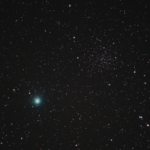 NGC188に接近するラヴジョイ彗星
