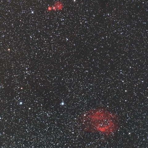 オリオン座東部の散光星雲