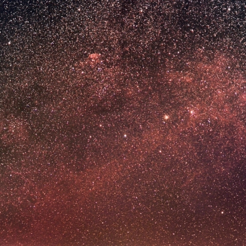 東北で撮影したガム星雲