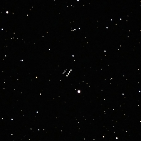 地球最接近後の小惑星フローレンス