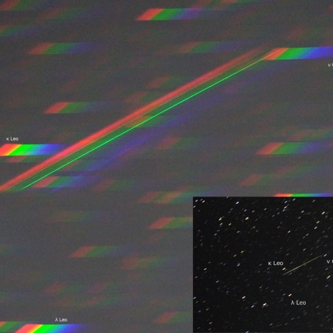 流星のスペクトル