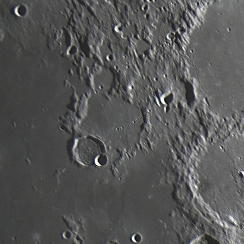 デービーのクレーターチェーン