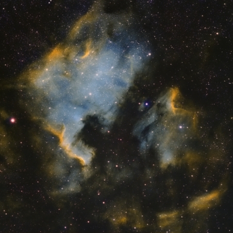 北アメリカ星雲とペリカン星雲