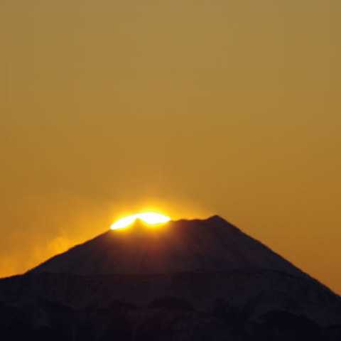 千畳敷カールからのダイヤモンド富士