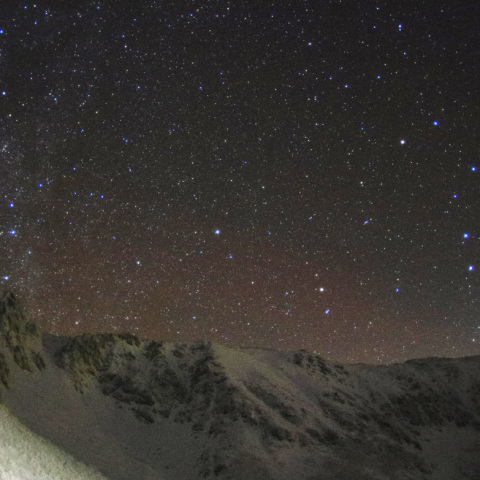 千畳敷の北斗とカシオペア