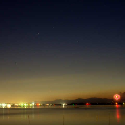 獅子座と水星と花火と
