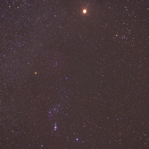 オリオンと月食