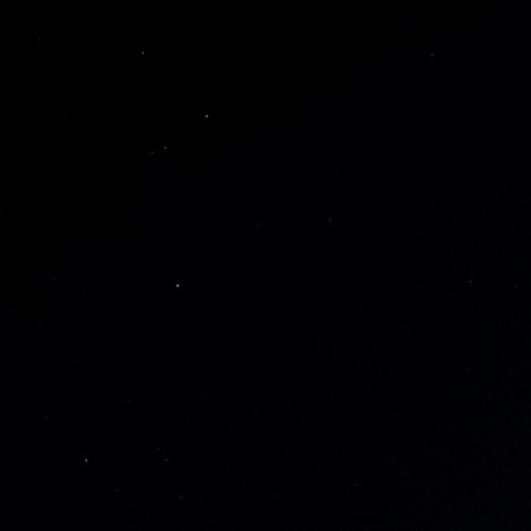 月と土星、火星とアンレスの共演