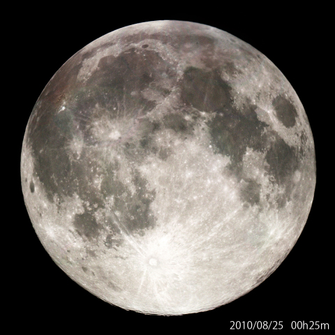 月齢１５ホヤホヤの月