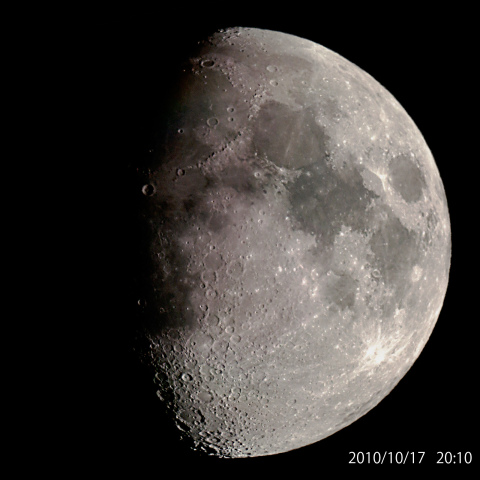 月齢１０の月
