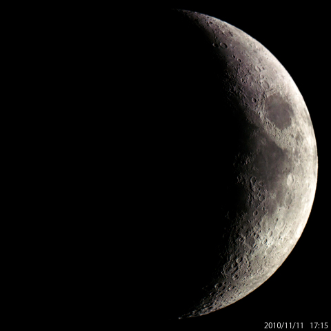 月齢5の月（11月11日）