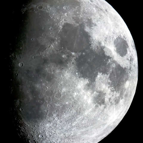 月齢9.6の月（6月11日）