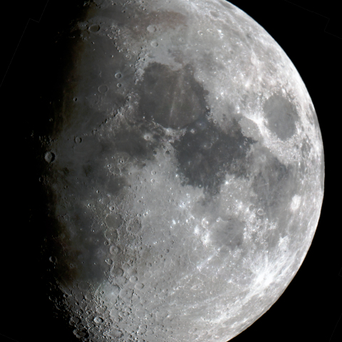 月齢　9.1の月（7月１0日）