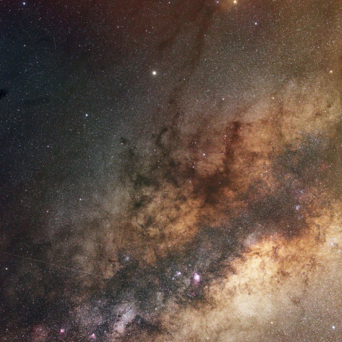 さそり座と天の川