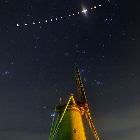 皆既月食 in 長沼