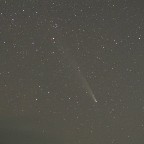 にわかファンが撮った紫金山・アトラス彗星2