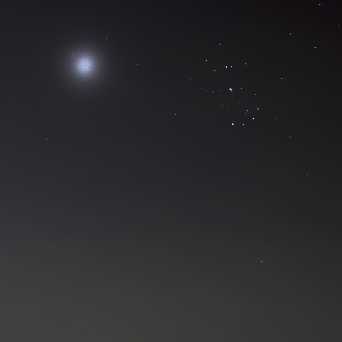 金星とすばる 4/11