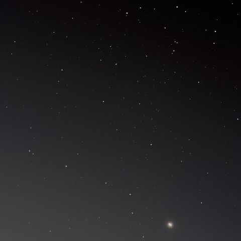 ふたご座の金星と火星