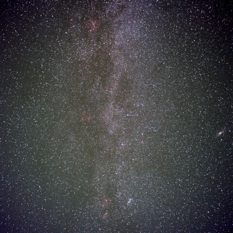 オールドレンズで写す：秋の銀河