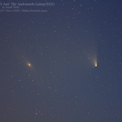 Comet Pan-STARRS And  The Andromeda Galaxy(M31)