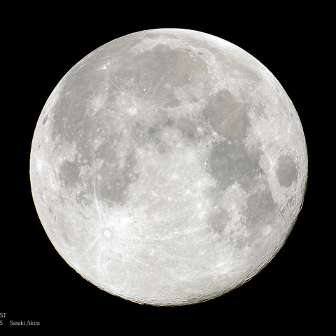 満月  [月齢14.7］　-2013.8.21-