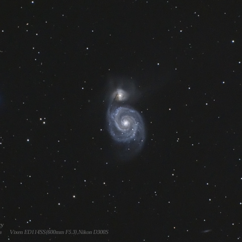 M51 子持ち銀河