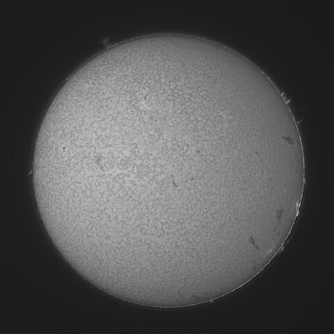 太陽 Hα線全面像　2026/03/14