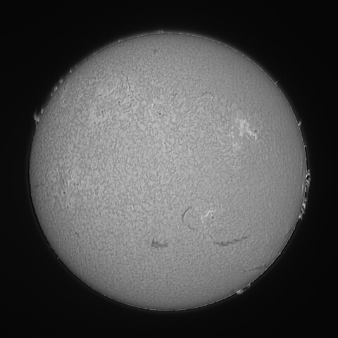 太陽 Hα線全面像　2026/03/28