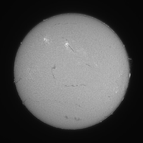 太陽 Hα線全面像 2026/04/11