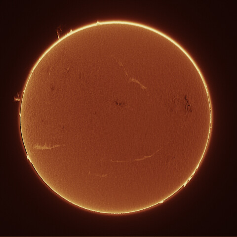 太陽 Hα線全面像　2026/05/19