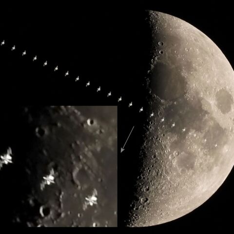 ISS月面通過2021/01/20