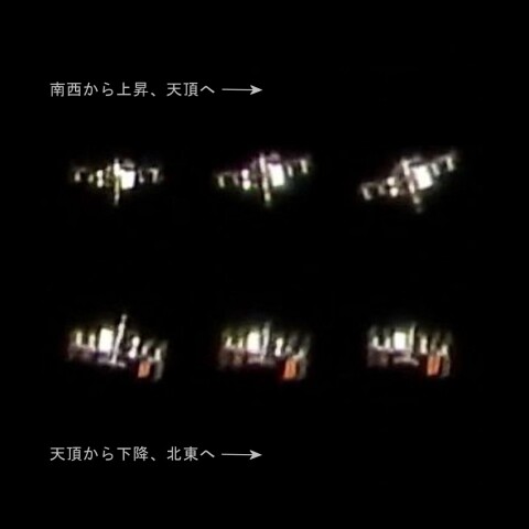 国際宇宙ステーション天頂通過