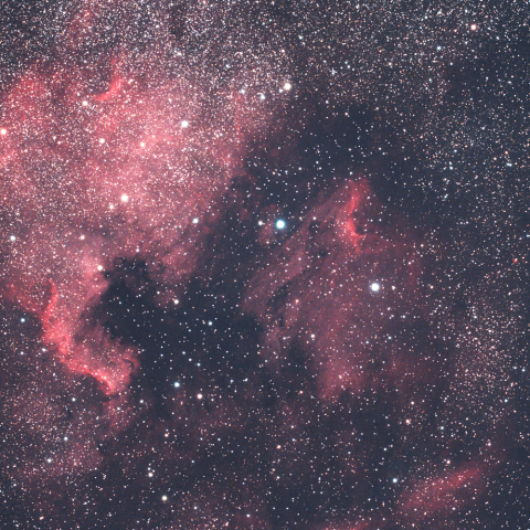 北アメリカ星雲とペリカン星雲