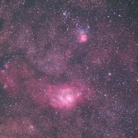 干潟星雲＆三裂星雲