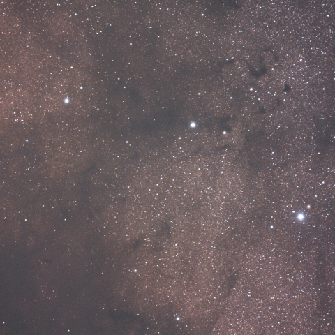 Ｓ字状暗黒星雲付近