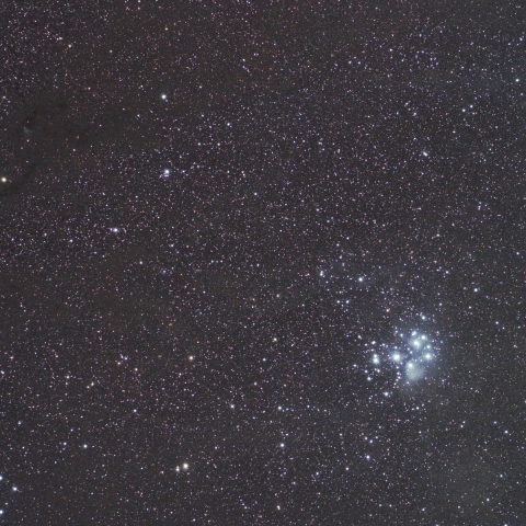 プレアデス星団付近