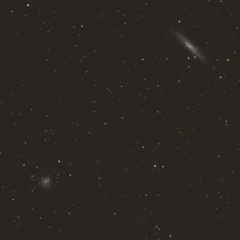 ちょうこくしつ座NGC253とNGC288