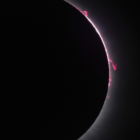 第3接触のプロミネンス群