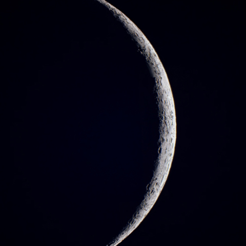 細月(月齢2.6)