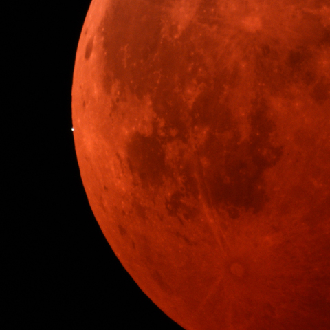 皆既月食＆天王星食（潜入）